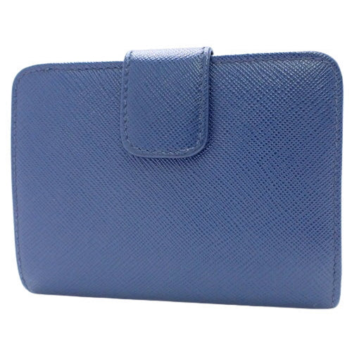 二つ折り財布 ミニウォレット 2つ折り 両面財布 サフィアーノレザー Bluette ブルーエット 1ML018 QHH F0016