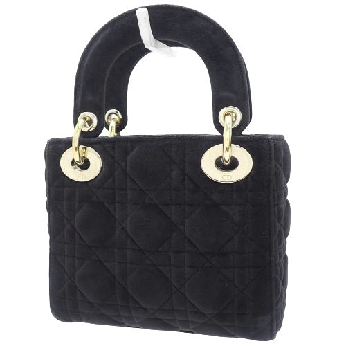 カナージュ Lady Dior レディディオール バッグ ミニ 2WAY ショルダー 肩掛け 斜め掛け スウェード/スエード
