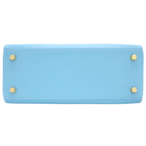 [Unused] Kelly 25 (inner-stitched) Swift Celest Gold Hardware B stamp