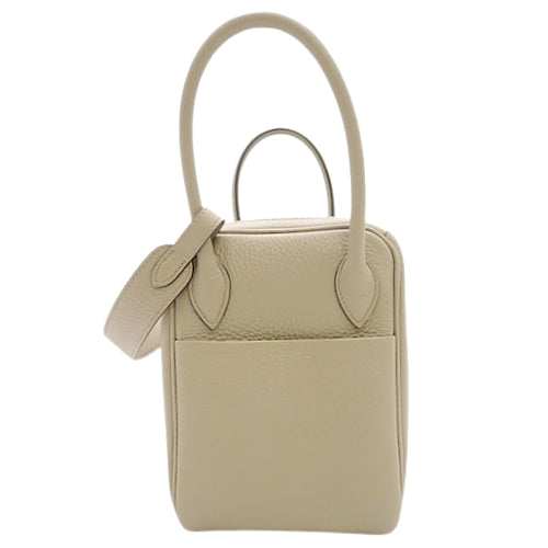 【新品】Lindy 26 Taurillon Clemence 皮革 米色 Marfa 金色五金 W 印记