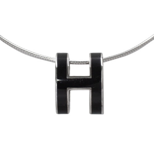 ポップ アッシュ ネックレス メタル シルバー925 Sv アクセサリー ジュエリー Hロゴ