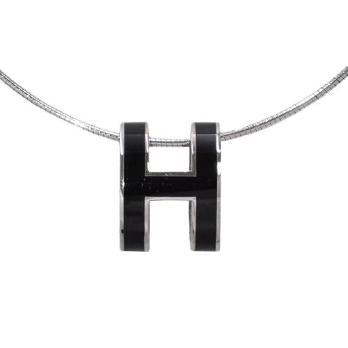 ポップ アッシュ ネックレス メタル シルバー925 Sv アクセサリー ジュエリー Hロゴ