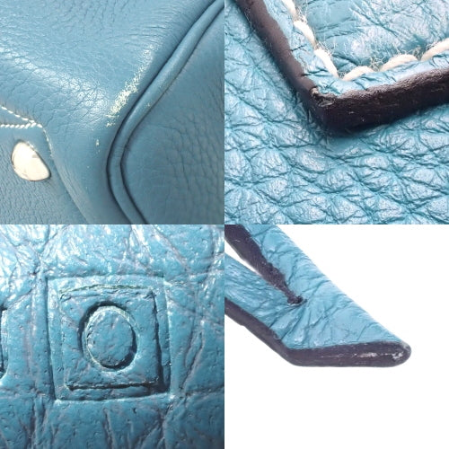 ヴィクトリア 2 35 トリヨンクレマンス パラジウム金具 ブルージーン シルバー金具 □O刻印