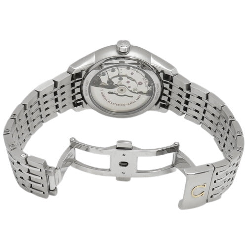 [Warranty included] De Ville Hour Vision 433.10.41.21.10.001 SS Stainless Steel Automatic Brown Silver