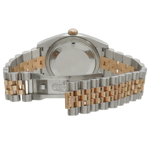 [2022 Warranty] 116231G Datejust 36K 18K Pink Gold PG Random Number Automatic 10P Diamond Computer Jubilee Bracelet Purchased in May 2022 Black Silver