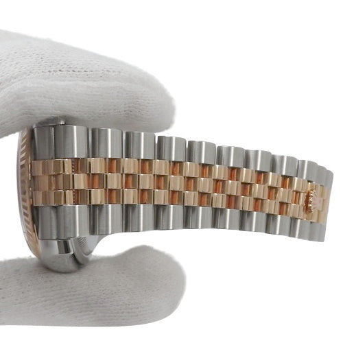 [2022 Warranty] 116231G Datejust 36K 18K Pink Gold PG Random Number Automatic 10P Diamond Computer Jubilee Bracelet Purchased in May 2022 Black Silver