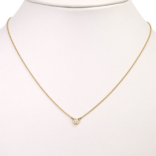 Vayyard Single Diamond Pendant, Diamond, Yellow Gold (K18YG), Accessory, Jewelry, 1PD