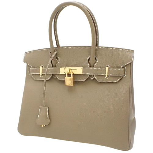 Birkin 30, Epsom calfskin, taupe/taupe, gold hardware, B stamp.
