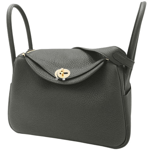 [Brand New]  Lindy 26, Torayclemence leather, Black, Gold hardware, W stamp.