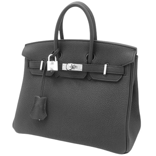 【新品】バーキン 25 トゴ パラジウム金具 ブラック シルバー金具 W刻印