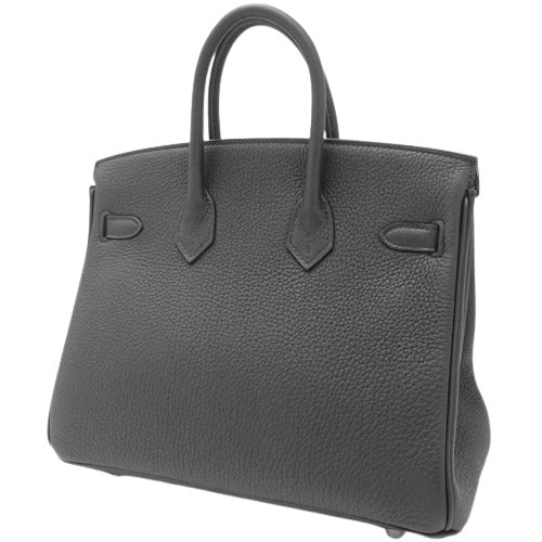 【新品】バーキン 25 トゴ パラジウム金具 ブラック シルバー金具 W刻印