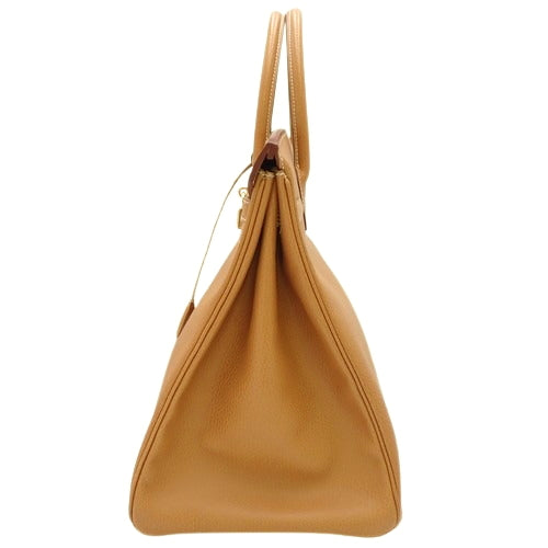 Birkin 40 Natural Sable Ardennes Gold Hardware 〇Z Stamp