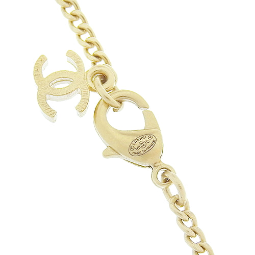 Coco Mark Dot Pattern Necklace Metal (GP) Accessories Jewelry
