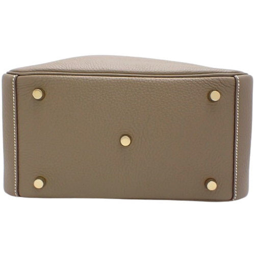 【新品】Lindy 26  Taurillon Clemence  象灰色/灰褐色  金色五金件  W刻印