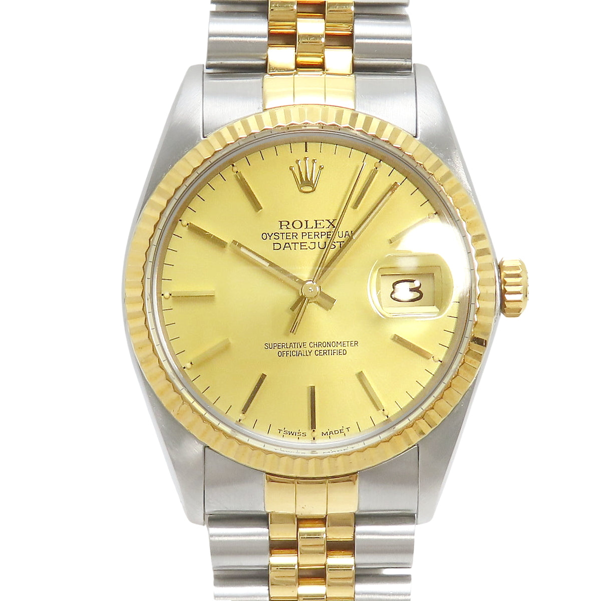 16013 Datejust 黄金/精钢 自动上链 9 系列 Jubilee 表带 黄金