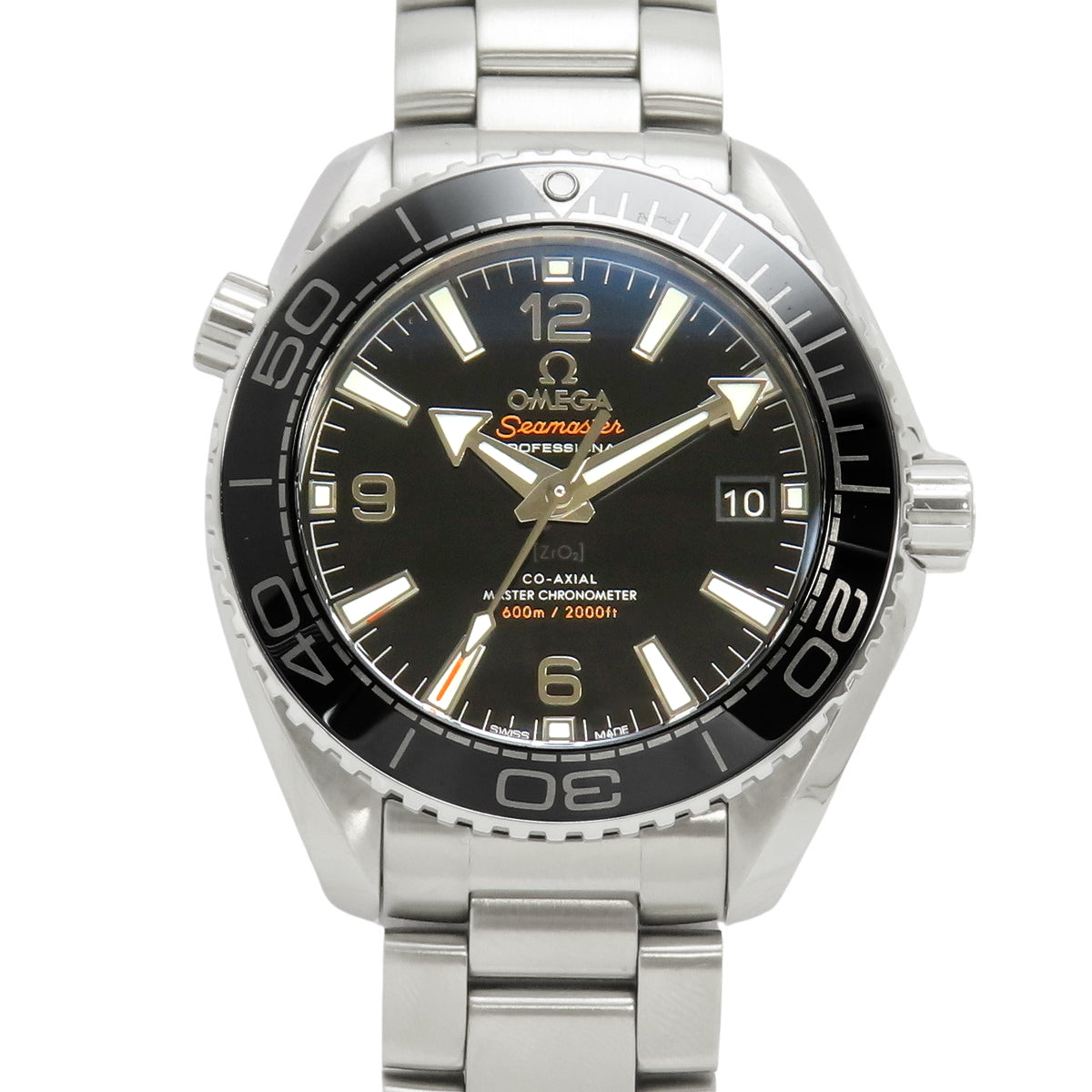 [Warranty included] Seamaster Planet Ocean 600m 215.30.40.20.01.001 SS Stainless Steel Automatic Watch, Purchased October 2017, Black