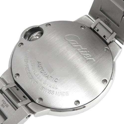Ballon Bleu de Cartier Watch W4BB0028 Stainless Steel Automatic with Diamond Bezel, Sky Blue, Purchased in January 2022, with 2022 Warranty