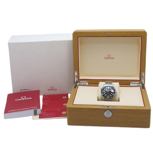 [2022 Warranty] Seamaster Diver 300 210.30.42.20.01.001 SS Stainless Steel Automatic Watch, Purchased in September 2022, Black