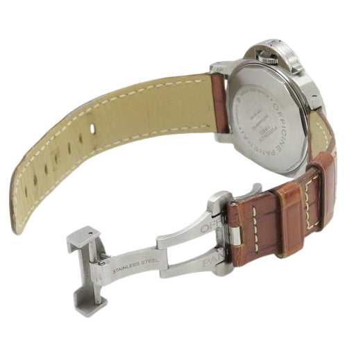 [Warranty included] Luminor Marina PAM00048 Stainless Steel/Leather Automatic Watch, Black, Purchased July 2011