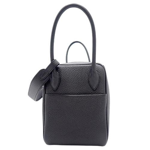 【新品】Lindy 26  Taurillon Clemence皮革  钯金五金件 黑色 银色五金件 W刻印