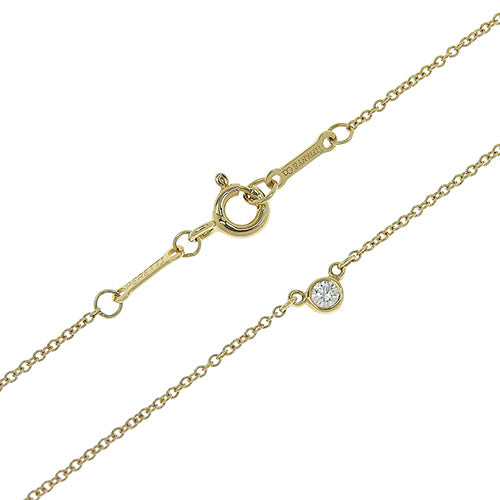Vayyard Single Diamond Pendant, Diamond, Yellow Gold (K18YG), Accessory, Jewelry, 1PD