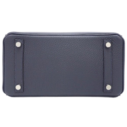 [New] Birkin 25 Togo, Palladium hardware, Bleu Nuit, Silver hardware, W stamp.