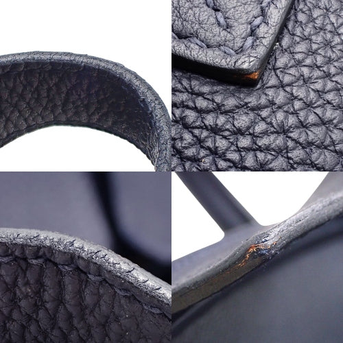 Birkin 30 Togo Blue Nuit with Gold Hardware, X stamp.