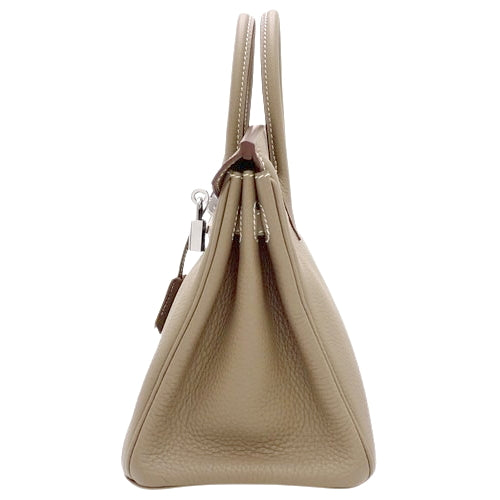 Birkin 25 Togo, Palladium hardware, Etoupe/Silver hardware, Z stamp.