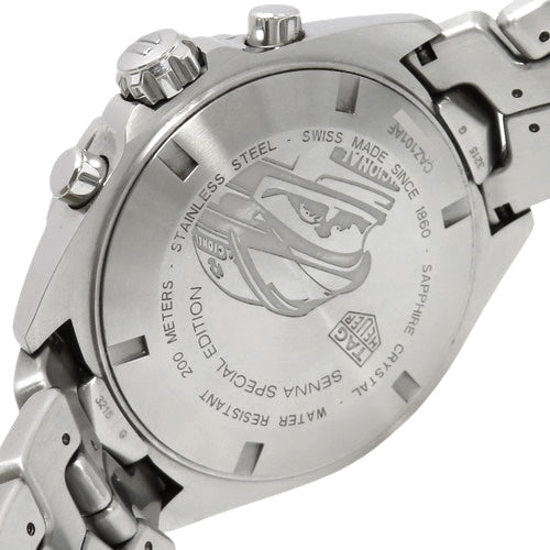 Formula 1 Ayrton Senna Special Edition CAZ101AF SS Stainless Steel Quartz Watch (Black/Silver) Purchased December 2020 [Warranty Included]