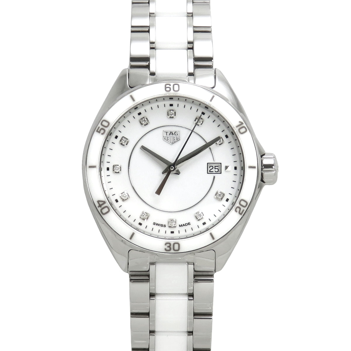 Formula 1 WBXJ141AD CE/SS Ceramic/Stainless Steel Quartz Watch (Warranty Included) Purchased October 2020, White