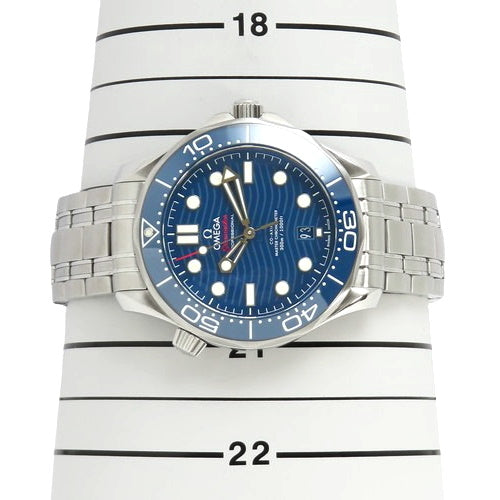 [Warranty included] Seamaster Diver 300 210.30.42.20.03.001 Stainless Steel Automatic Watch, Navy Blue, Silver, Purchased in August 2019
