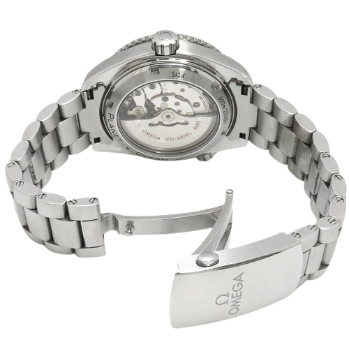 [Warranty included] Seamaster Planet Ocean GMT 232.30.44.22.01.001 Stainless Steel Automatic Watch, Purchased in April 2015, Black and Silver