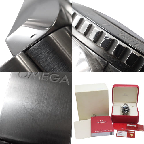 [Warranty included] Seamaster Planet Ocean GMT 232.30.44.22.01.001 Stainless Steel Automatic Watch, Purchased in April 2015, Black and Silver