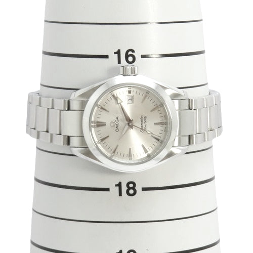 [Warranty included] Seamaster Aqua Terra 2577.30 Stainless Steel SS Quartz Silver