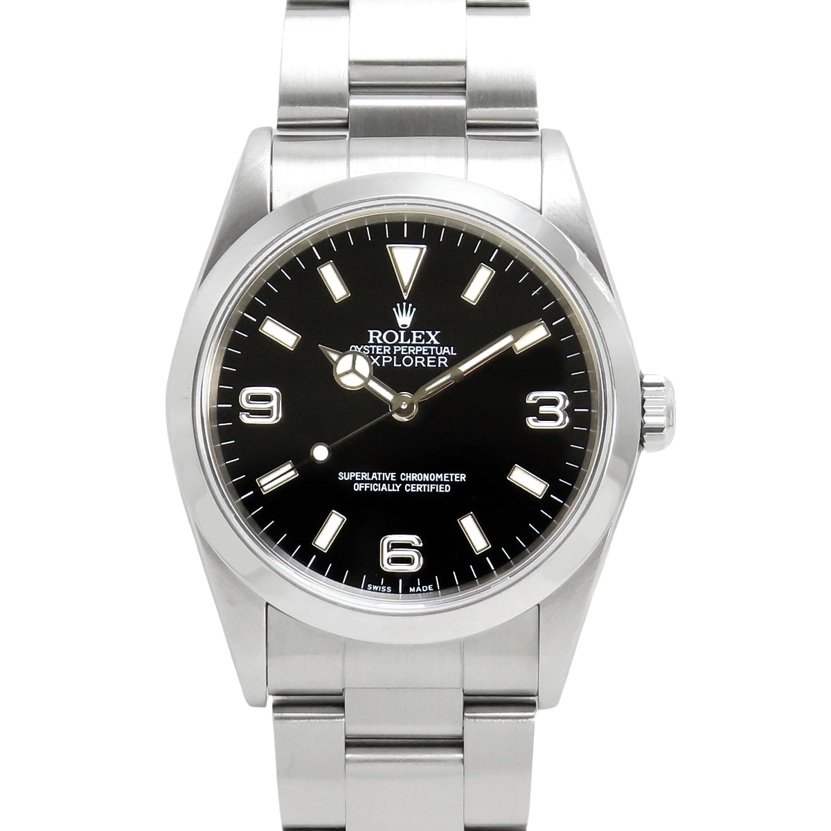 [含保修] 14270 Explorer 1 不锈钢 A 系列 (1998-1999) 自动机芯 2000 年 6 月购买 黑色 银色