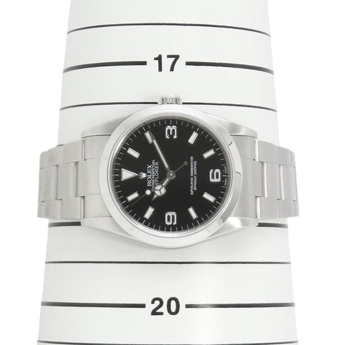 [含保修] 14270 Explorer 1 不锈钢 A 系列 (1998-1999) 自动机芯 2000 年 6 月购买 黑色 银色