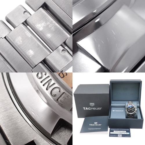 [2022 Warranty] Carrera Calibre Heuer 02 CBN2010.BA0642 Stainless Steel Automatic Watch, Purchased October 2022, Black and Silver