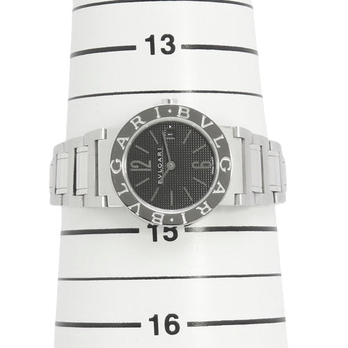 Bvlgari Bvlgari BB26SS Stainless Steel SS Quartz Black Silver