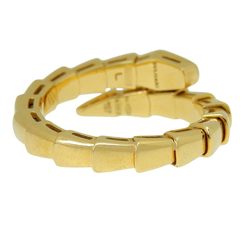 Serpenti Viper Ring 358642 (current as of November 2024) 18K Yellow Gold YG Accessory Jewelry Size 13 (53)