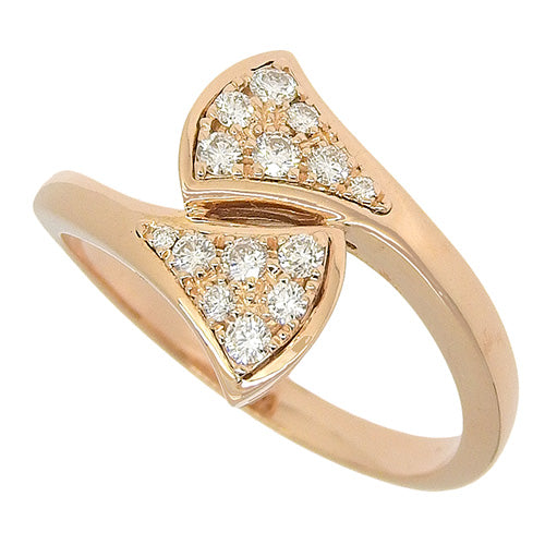 Diva Dream Diamond Ring 356503 (current as of November 2024) with Warranty, 18K Pink Gold, PG, Accessory, Jewelry, 14PD, Diamond Pavé, Size 11 (51)