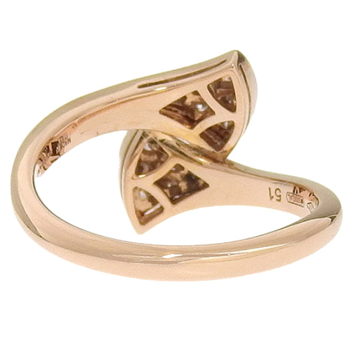 Diva Dream Diamond Ring 356503 (current as of November 2024) with Warranty, 18K Pink Gold, PG, Accessory, Jewelry, 14PD, Diamond Pavé, Size 11 (51)