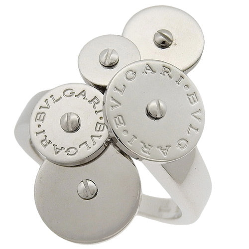 Tichladi Ring, 18K White Gold, WG, Accessories, Jewelry, Rotating Circle, Size 11 (51)