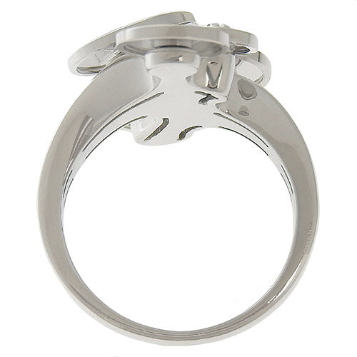 Tichladi Ring, 18K White Gold, WG, Accessories, Jewelry, Rotating Circle, Size 11 (51)