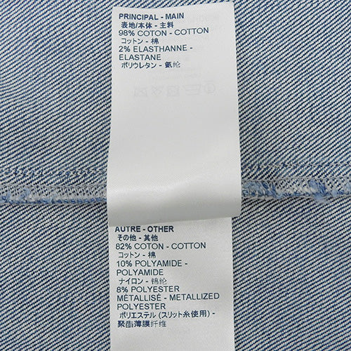 ノースリーブ デニムワンピース アパレル ファッション ワッペン 衣類 RW192W 36 コットン ポリウレタン