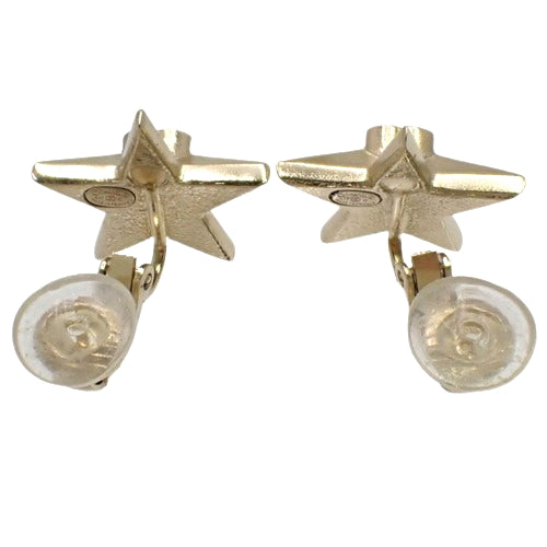 Coco Mark Star Motif Earrings Metal (GP) Accessories Jewelry Star