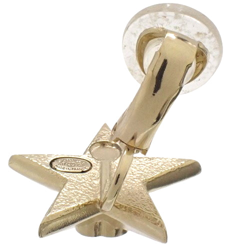 Coco Mark Star Motif Earrings Metal (GP) Accessories Jewelry Star