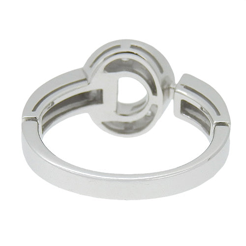 BVLGARI BVLGARI Diamond Ring 343172 (current as of November 2024) in 18K White Gold with Pavé Diamonds, Size 11 (51), with 2024 Warranty.