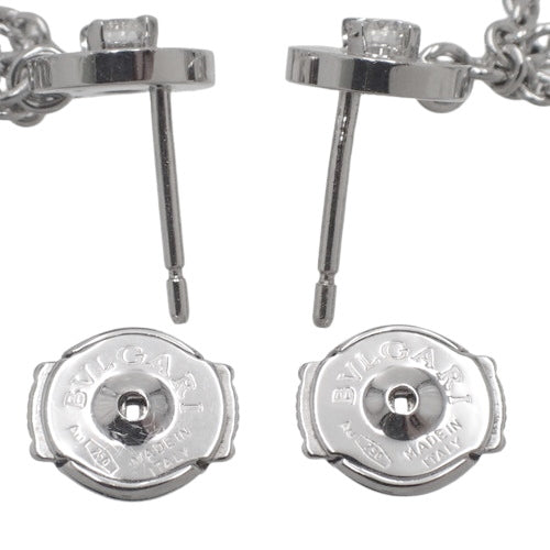 B-zero1 B-zero1 Element Earrings with Diamonds, 18K White Gold, WG, Accessories, Jewelry, B-zero1 1PD Diamond