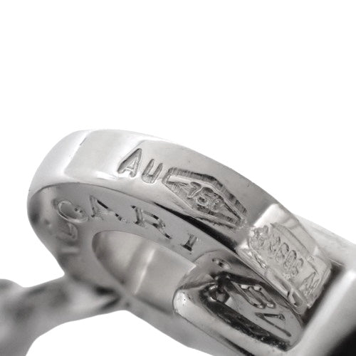 B-zero1 B-zero1 Element Earrings with Diamonds, 18K White Gold, WG, Accessories, Jewelry, B-zero1 1PD Diamond