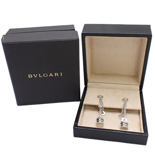 B-zero1 B-zero1 Element Earrings with Diamonds, 18K White Gold, WG, Accessories, Jewelry, B-zero1 1PD Diamond